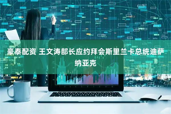 豪泰配资 王文涛部长应约拜会斯里兰卡总统迪萨纳亚克